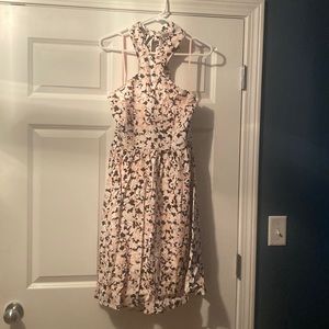 BCBG new floral halter dress with tags